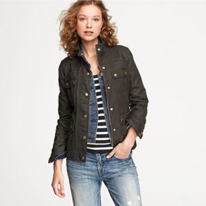 J. Crew Downtown Field Jacket. Military, minimalist, preppy, vintage, classic